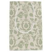 Salie Groene Perfecte Peer Bruidsfeestcadeautas Medium Cadeauzakje (Voorkant)