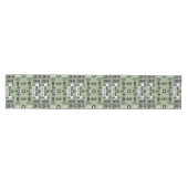 Salie Groene Scandi Huisdecoratie Medium Tafelloper (Horizontaal)
