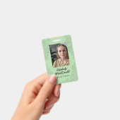 Salie groene script doula diensten badge (Handheld)