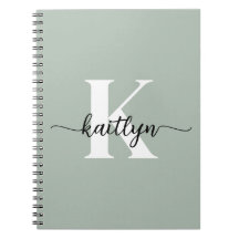 Salie Groene Script Monogram