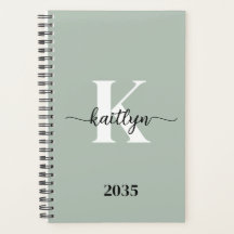 Salie Groene Script Monogram