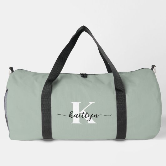 Salie Groene Script Monogram Plunjezak (Achterkant)