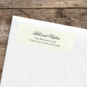 Salie Groene Script Trouw Retouradres Label