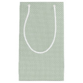 Salie Groene Stippen Klein Cadeauzakje (Voorkant)