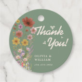 Salie Groene Trouw | Bedankt Labels (Voorkant)