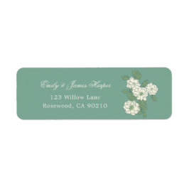 Salie Groene Tuin Chinoiserie Retouradres Etiket