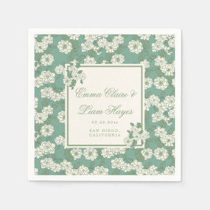 Salie Groene Tuin Chinoiserie Servet