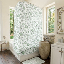 Salie Groene Vintage Tuin Franse Bloemmotief Toile