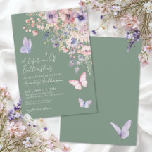 Salie Groene Vlinder Wilde Bloemen Bruidsdouche