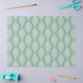 Salie Groene Waterverf Patroon Tissuepapier (Craft)