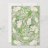 Salie groene wijn | Modern Any Age Volwassen Verja Kaart (Achterkant)