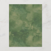 Salie Groene Witte Gouden Botanische Gastdetails Informatiekaartje (Achterkant)