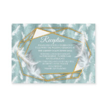 Salie Groene zijde & goud, witte flamingo, schitte