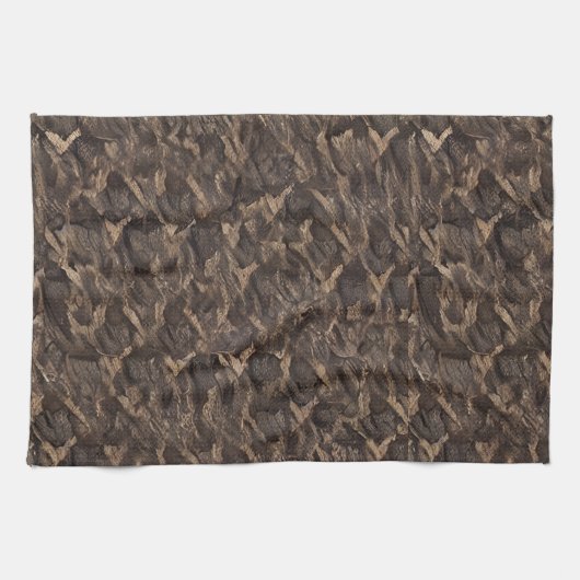 Salie Kastanje Bruin Zwart Boon Theedoek (Horizontaal)