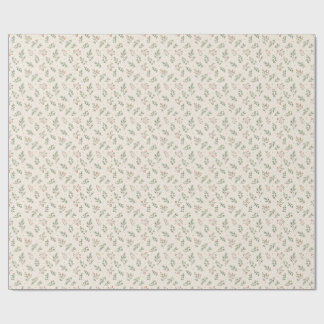 Salie Noel Botanisch Kerst Inpakpapier
