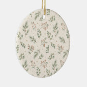 Salie Noel Botanische Kerst Ornament (Rechts)