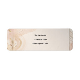 Salie Perzik Botanisch Retouradres Label
