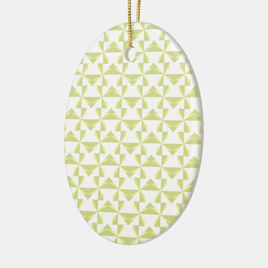 Salie Pinwheels Keramisch Ornament (Links)