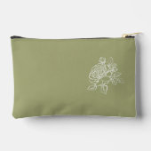 Salie Rozen Floral Aangepaste Naam Etui (Achterkant)