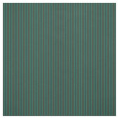 Salie, Teal & Chocoladebruine Verticale Strepen Stof (Swatch)