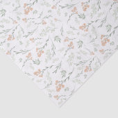 Salie Waterverf Wilde Bloem Florale Aangepaste Naa Tissuepapier (Detail)