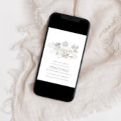 Salie & Wit - Kleine Pompoen Herfst Baby shower Kaart