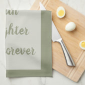 Salie - Wit Theedoek (Quarter Fold)