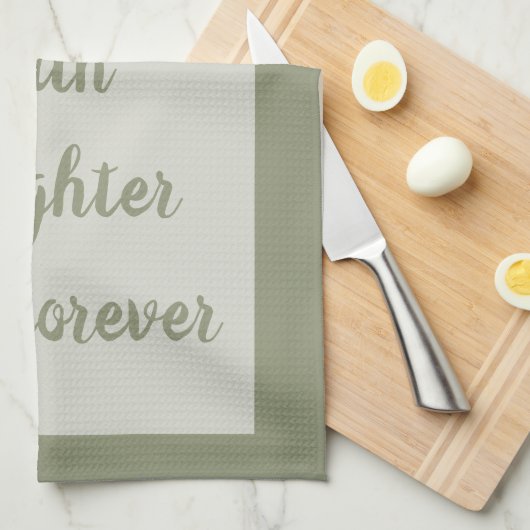 Salie - Wit Theedoek (Quarter Fold)