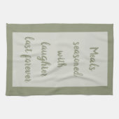 Salie - Wit Theedoek (Horizontaal)