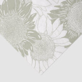 Salie Zonnebloem Tissuepapier (Detail)