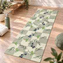 SalieGroen Aquarel Franse Chic Olijf Patroon