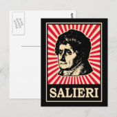 Salieri Briefkaart (Voorkant / Achterkant)