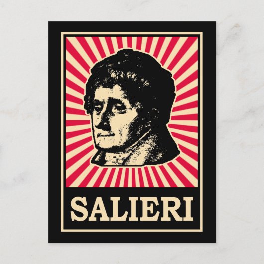 Salieri Briefkaart (Voorkant)