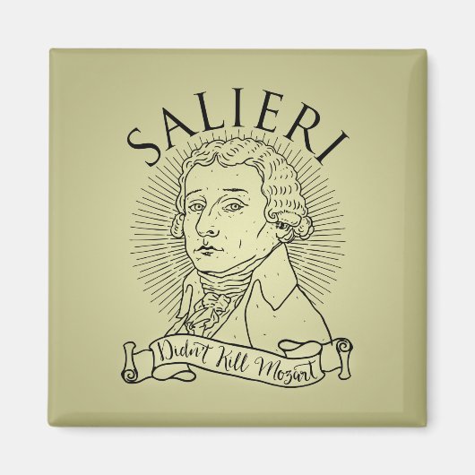 Salieri heeft Mozart niet vermoord Magneet (Voorkant)