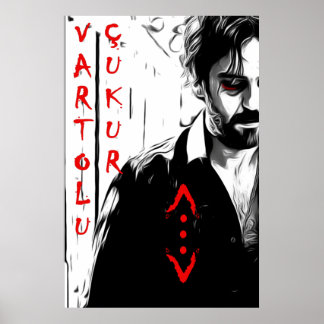 Salih koçovali/çukur/B&W Poster