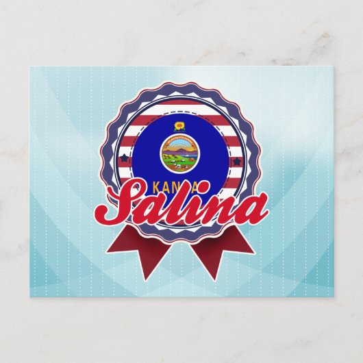 Salina, KS Briefkaart (Voorkant)
