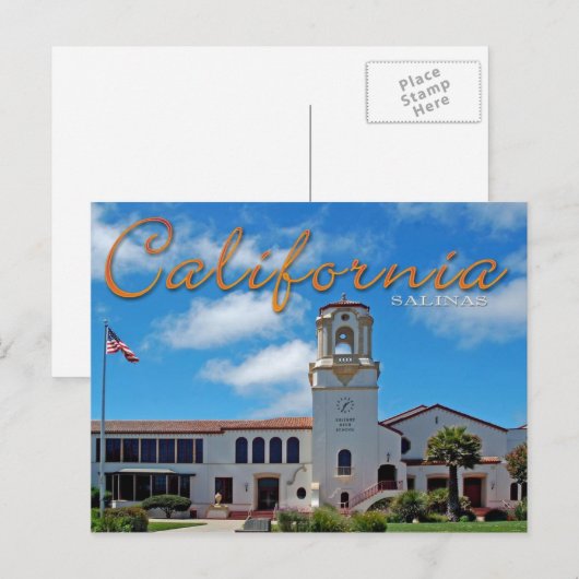 Salinas California Briefkaart (Voorkant / Achterkant)