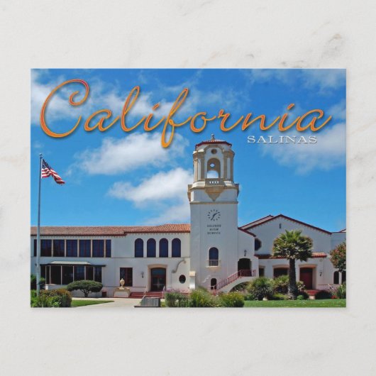 Salinas California Briefkaart (Voorkant)