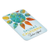 Salinas California Sunshine Travel Magneet (Rechterzijde)
