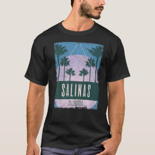Salinas California Vaporwave Retro 80's T-shirt