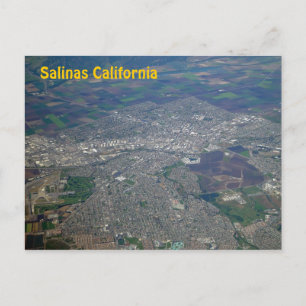 Salinas, Californië Aerial Uitzicht Briefkaart