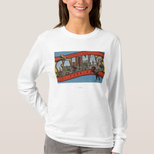Salinas, Californië - Grote Letter-scènes - Rode T-shirt