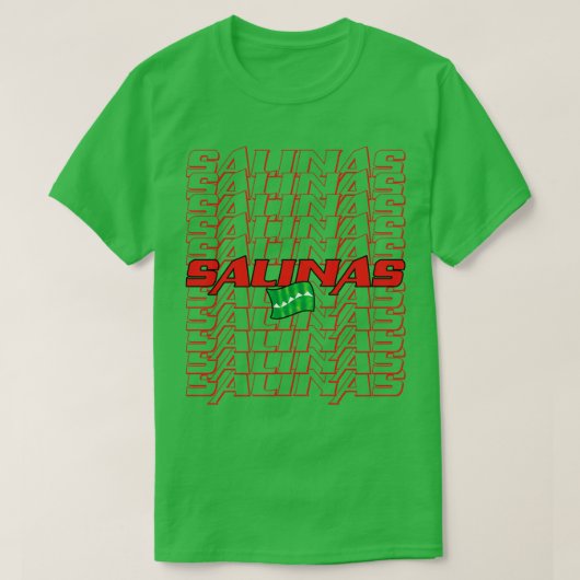 Salinas Cascade tekst T-shirt (Design voorkant)
