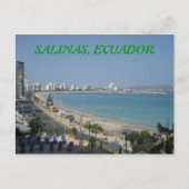 SALINAS, ECUADOR BRIEFKAART (Voorkant)