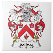Salinas Family Crest Tegeltje (Voorkant)