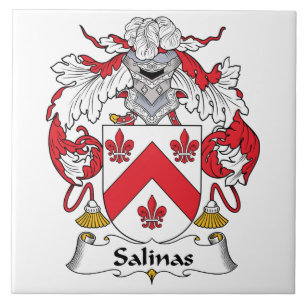 Salinas Family Crest Tegeltje