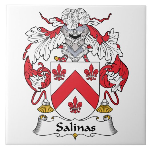 Salinas Family Crest Tegeltje (Voorkant)