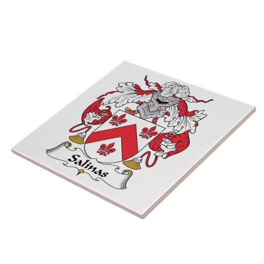 Salinas Family Crest Tegeltje (Zijkant)