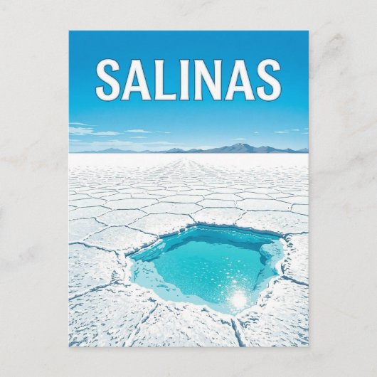 Salinas Grandes Briefkaart (Voorkant)