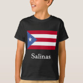 Salinas Puerto Ricaanse vlag T-shirt (Voorkant)